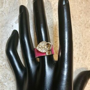 BCBGENERATION Heart Charm Ring NWOT